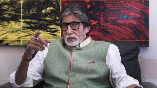 Amitabh Bachchan during the celebration of 40 years of Sholay. (Photo by Satish Bate / Hindustan Times)