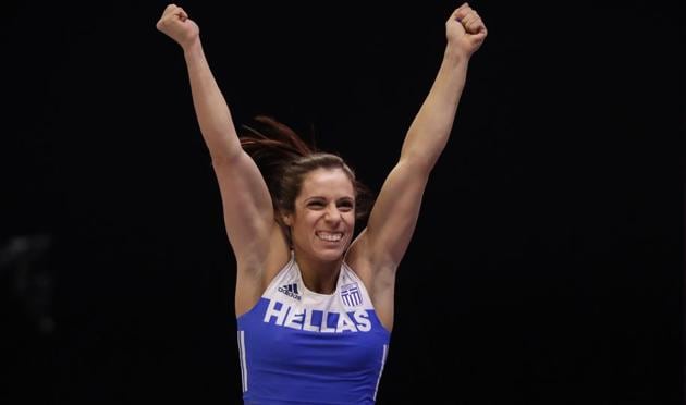 Greece's Katerina Stefanidi has spoken out against IAAF’s latest rule changes.(AP)