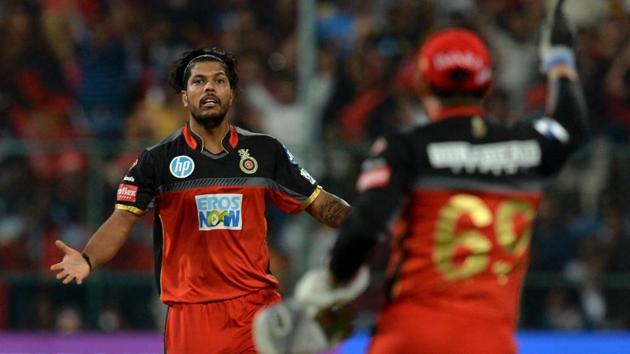 Royal Challengers Bangalore (RCB) pace spearhead Umesh Yadav conceded 59 runs in 4 overs against Rajasthan Royals - the most by any bowler thus far in the IPL 2018.(AFP)