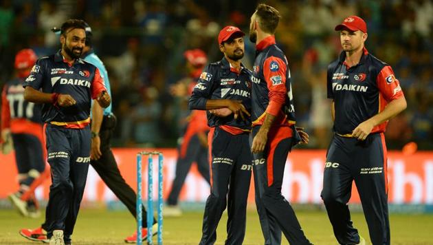 Delhi Daredevils beat Rajasthan Royals at The Feroz Shah Kotla Cricket Stadium in an Indian Premier League (IPL) 2018 game at New Delhi on May 2, 2018. (AFP)
