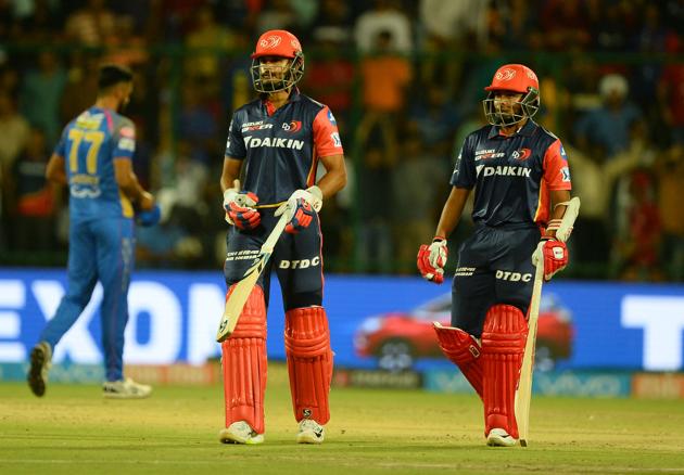 Delhi Daredevils scored 196/7 in 17.1 overs. (AFP) Delhi Daredevils scored 196/7 in 17.1 overs. (AFP)