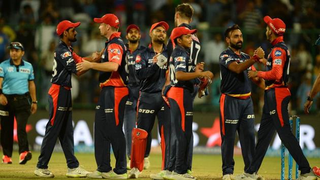But Delhi Daredevils’ Trent Boult held his nerve in the last over to give the side a much-needed win. (AFP) But Delhi Daredevils’ Trent Boult held his nerve in the last over to give the side a much-needed win. (AFP)