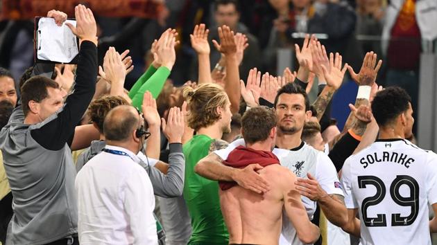 Liverpool FC advanced to its first Champions League final in more than a decade despite a 4-2 loss to AS Roma. (AFP) Liverpool FC advanced to its first Champions League final in more than a decade despite a 4-2 loss to AS Roma. (AFP)