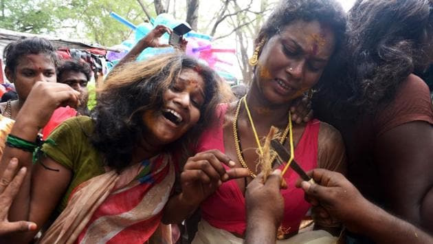 Photos: The transgender brides of Aravan and a sacrifice from the  Mahabharata | Hindustan Times