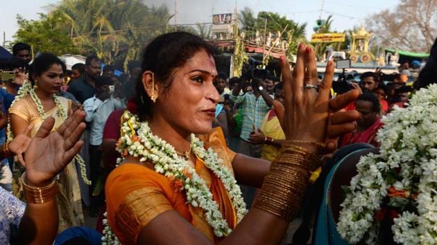 The first 16 days of the festival are filled with songs, dance, contests and seminars dedicated to health care. Started in 2000, Miss Koovagam a beauty contest symbolising the empowerment of the transgender community has also drawn participants and spectators from around the world, becoming a festival highlight. (Arun Sankar / AFP)