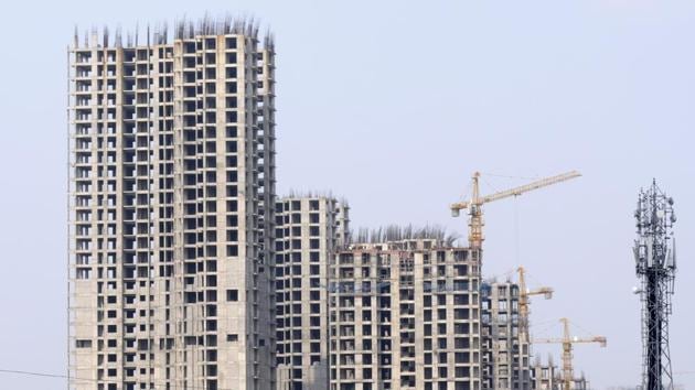 Jaypee Infratech is developing about 32,000 flats in Noida and Greater Noida region and out of that it has delivered 9,500 apartments(Sunil Ghosh / Hindustan Times)