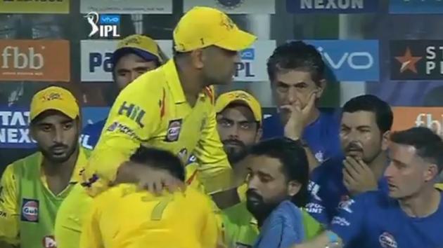 MS Dhoni’s fans have not only flocked the stadiums in large numbers to provide him as well as the Chennai Super Kings (CSK) support in their comeback year at the Indian Premier League (IPL 2018).(Twitter screengrab)