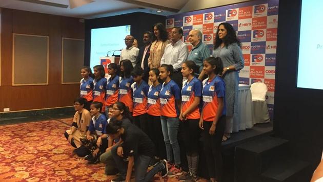 Junior football players from Delhi were selected for the Centre of Excellence project by Football Delhi on Friday.(HT Photo)