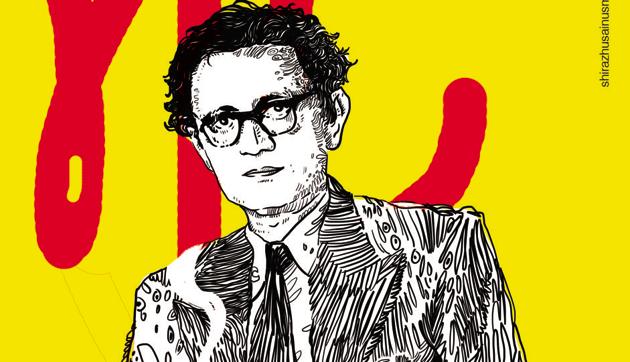 Writer Saadat Hasan Manto on a poster(Photo courtesy: Khwaab Tanha Collective)