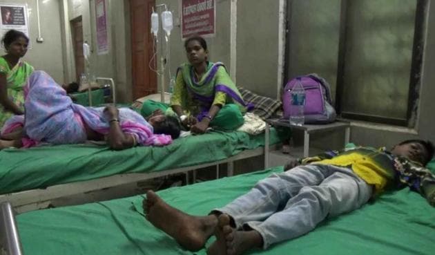 Some of the patients at Wada Rural Hospital. (Rahul Patil) Some of the patients at Wada Rural Hospital. (Rahul Patil)