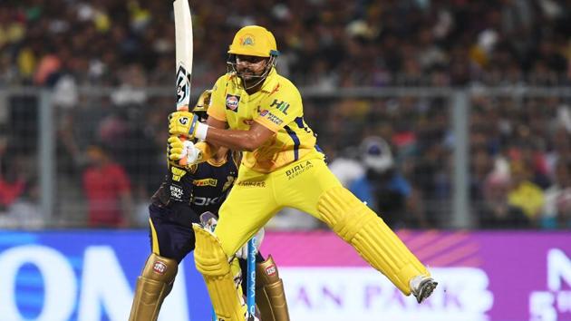 Suresh Raina too played well and added 43 runs with Shane Watson for the second wicket. (AFP) Suresh Raina too played well and added 43 runs with Shane Watson for the second wicket. (AFP)