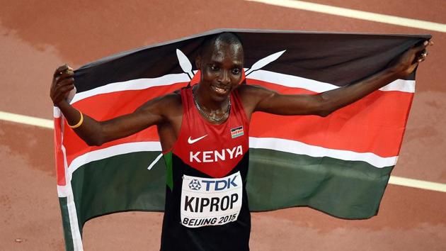 Asbel Kiprop tested positive for the endurance-boosting drug EPO, the Athletics Integrity Unit (AIU) confirmed on May 4, 2018 refuting allegations by the Kenyan track star that his sample might have been contaminated.(AFP)