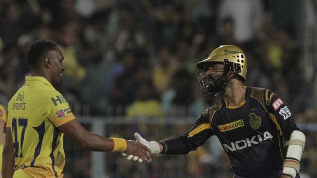 Kolkata Knight Riders' skipper Dinesh Karthik played a captain’s knock to guide his team home against Chennai Super Kings. (AP) Kolkata Knight Riders' skipper Dinesh Karthik played a captain’s knock to guide his team home against Chennai Super Kings. (AP)