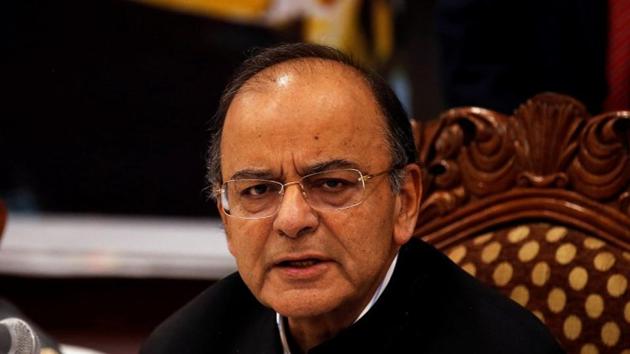 Arun Jaitley said that the collective share of the state governments in the GSTN will be divided on a pro-rata basis.(Press Trust of India)