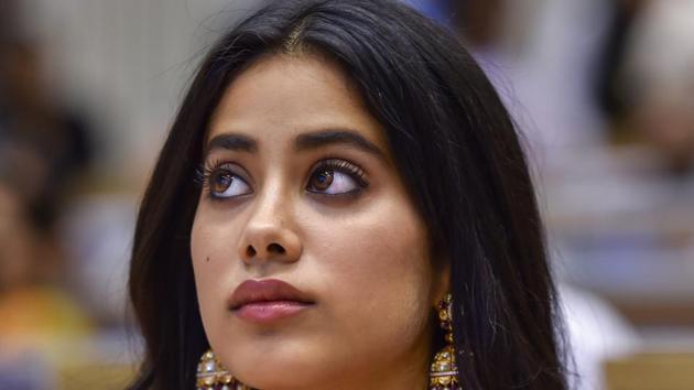 Sridevi's daughter Janhvi at the 65th National Film Awards function in Vigyan Bhavan, New Delhi on Thursday. (PTI) Sridevi's daughter Janhvi at the 65th National Film Awards function in Vigyan Bhavan, New Delhi on Thursday. (PTI)