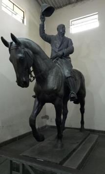 H Butler’s life size statue at the gallery. H Butler’s life size statue at the gallery.