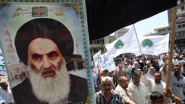 Sistani, whose opinions are widely respected among Shias, mobilised tens of thousands of men to join paramilitary units of the Hashed al-Shaabi, which played a crucial role in defeating the Islamic State group in Iraq. (AFP File Photo) Sistani, whose opinions are widely respected among Shias, mobilised tens of thousands of men to join paramilitary units of the Hashed al-Shaabi, which played a crucial role in defeating the Islamic State group in Iraq. (AFP File Photo)
