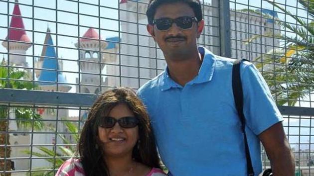 Srinivas Kuchibhotla poses for photo with his wife Sunayana Dumala. . (Kranti Shalia via AP File Photo) Srinivas Kuchibhotla poses for photo with his wife Sunayana Dumala. . (Kranti Shalia via AP File Photo)