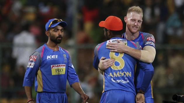 Rajasthan Royals’ Ben Stokes (R) has been struggling for form in IPL 2018.(AP)