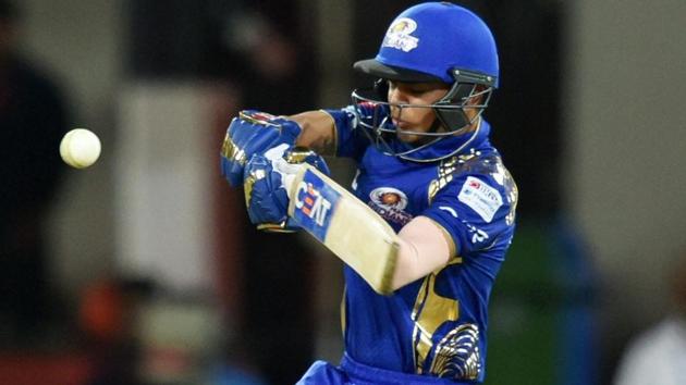 Ishan Kishan also formed a decent partnership with Yadav but could only score 23 before being dismissed.  (PTI) 