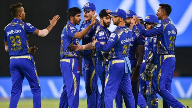 MI restricted KXIP to 174/6 thanks to excellent bowling from Jaspirt Bumrah (2L) and Mitchell McCleneghan (3L).  (PTI) 