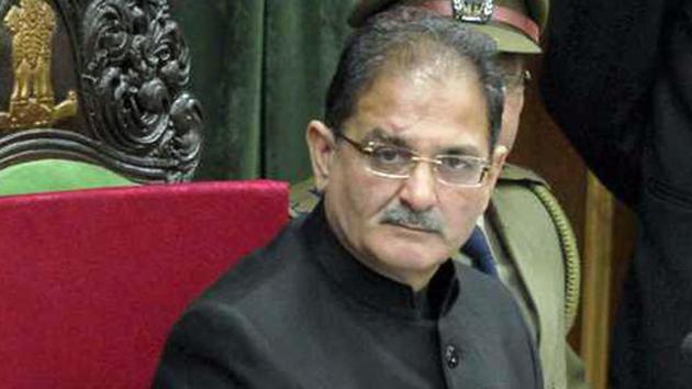 File photo of Jammu and Kashmir deputy chief minister Kavinder Gupta.(HT)