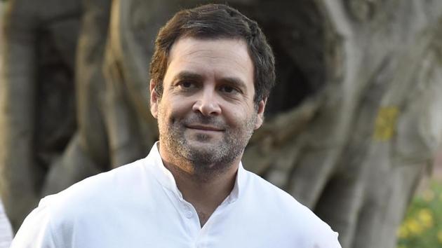 File photo of Congress President Rahul Gandhi.(Arvind Yadav/HT Photo) File photo of Congress President Rahul Gandhi.(Arvind Yadav/HT Photo)