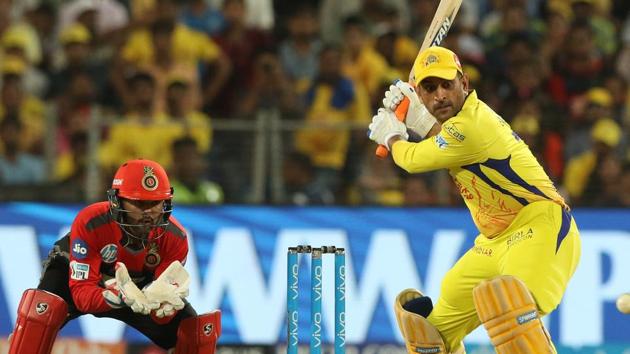 MS Dhoni scored an unbeaten 31 as Chennai Super Kings defeated Royal Challengers Bangalore by six wickets in an IPL 2018 clash in Pune on Saturday. (BCCI)