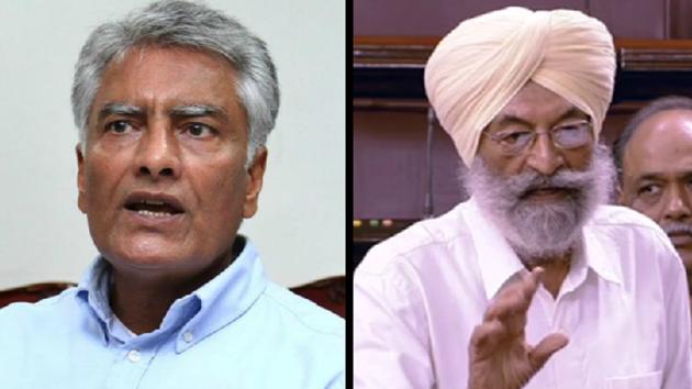 Sunil Jakhar and (right) BS Bhunder Sunil Jakhar and (right) BS Bhunder