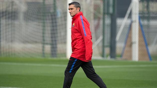 Ernesto Valverde’s Barcelona have already won the La Liga title.(AFP)