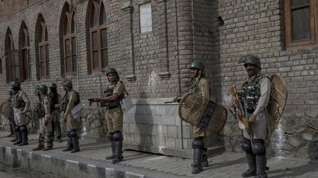Restrictions under Section 144 of CrPc have been imposed in seven police station areas of Srinagar in anticipation of law and order problem, a police official said.(AP)
