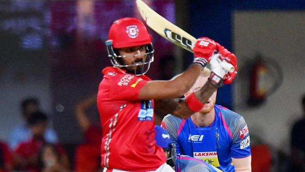 Kings XI Punjab batsman Lokesh Rahul guided them to victory over Rajasthan Royals at the Holkar Cricket Stadium in Indore on Sunday.(PTI)