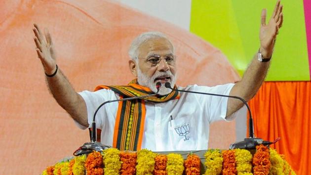 Prime Minister Narendra Modi said that with Ram Nath Kovind, a Dalit, being appointed the country’s President, the Congress has become “uncomfortable”.(PTI)