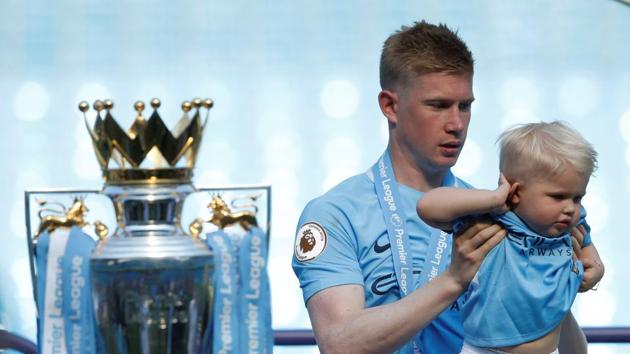 Midfielder Kevin de Bruyne’s prolific form was one of the major reason’s behind City’s dominant showing in the league this season. (REUTERS) Midfielder Kevin de Bruyne’s prolific form was one of the major reason’s behind City’s dominant showing in the league this season. (REUTERS)
