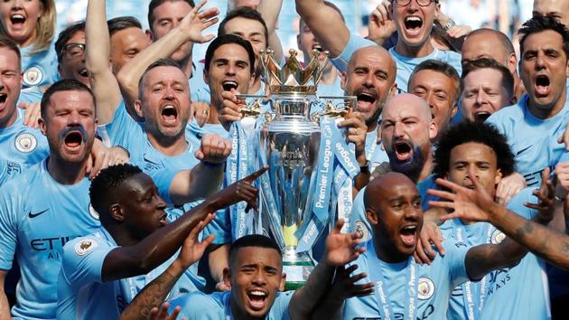 City remain on course for reaching 100 points this season having amassed 94 points so far and with two games in hand. (REUTERS) City remain on course for reaching 100 points this season having amassed 94 points so far and with two games in hand. (REUTERS)