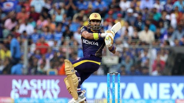 Robin Uthappa was dropped on 4 by Mayank Markande and he, along with Nitish Rana made Mumbai Indians pay. (BCCI) Robin Uthappa was dropped on 4 by Mayank Markande and he, along with Nitish Rana made Mumbai Indians pay. (BCCI)
