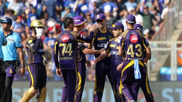 Rohit Sharma’s struggles continued as he was dismissed by Sunil Narine for the sixth time in the Indian Premier League, the joint-most. (BCCI) Rohit Sharma’s struggles continued as he was dismissed by Sunil Narine for the sixth time in the Indian Premier League, the joint-most. (BCCI)
