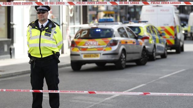 Police stand by a cordon near Parsons Green subway station in London. (AP File Photo) Police stand by a cordon near Parsons Green subway station in London. (AP File Photo)