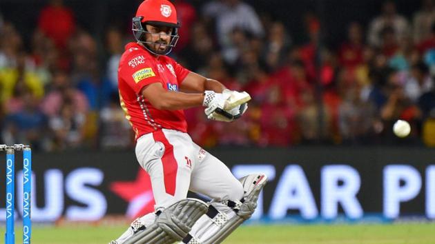 Karun Nair then put together a 50 run stand with KL Rahul to steady the Kings XI innings. (PTI)