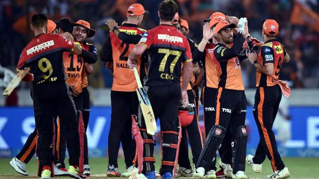 Sunrisers Hyderabad are almost through to the Indian Premier League (IPL) 2018 play-offs after beating Royal Challengers Bangalore on Monday.(PTI)