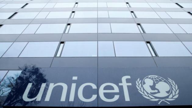 A UNICEF logo is pictured outside their offices in Geneva, Switzerland.(Reuters) A UNICEF logo is pictured outside their offices in Geneva, Switzerland.(Reuters)