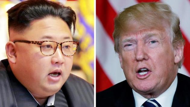 A combination photo of North Korean leader Kim Jong Un and US President Donald Trump.(Reuters) A combination photo of North Korean leader Kim Jong Un and US President Donald Trump.(Reuters)