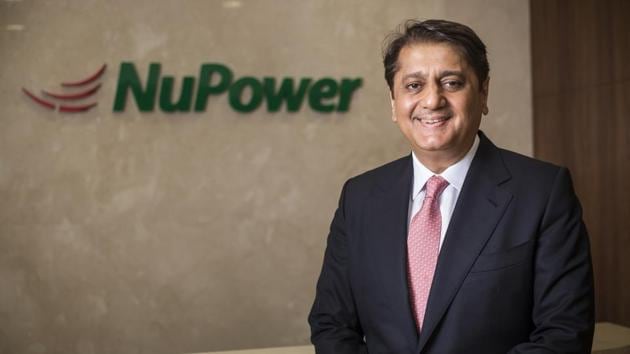 Deepak Kochhar, founder and CEO and managing director of NuPower Renewables(HT Photo)