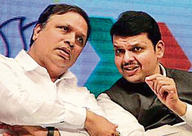 Ashish Shelar and CM Devendra Fadnavis. (HT FILE) Ashish Shelar and CM Devendra Fadnavis. (HT FILE)