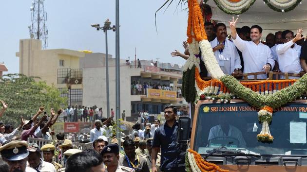 Congress president Rahul Gandhi on Tuesday said he believes he can become the Prime Minister in the 2019 Lok Sabha elections --a rare time he commented about his political career. “Well, it depends --it depends on how well the Congress does in the election --I mean if it emerges as the biggest party, yes,” Gandhi was quoted by PTI as saying in Bangalore. (PTI)