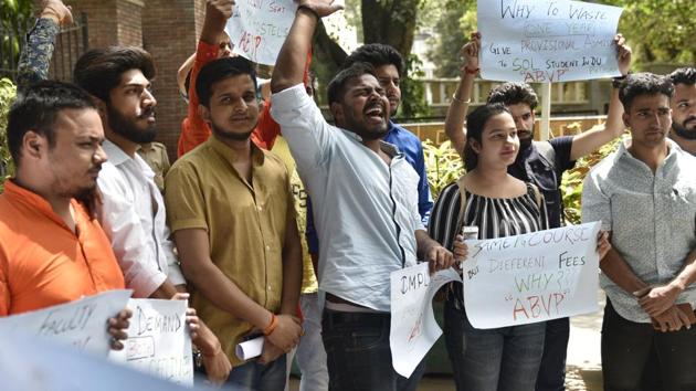 Students complain that every year, many students are not allowed to take exams, and the faculty should take serious note of the issue.(HT/File Photo)