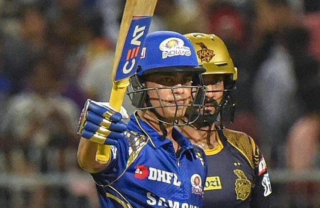 Mumbai Indians' Ishan Kishan scored 62 off 21 to help Mumbai Indians thrash Kolkata Knight Riders by 102 runs.(PTI) Mumbai Indians' Ishan Kishan scored 62 off 21 to help Mumbai Indians thrash Kolkata Knight Riders by 102 runs.(PTI)