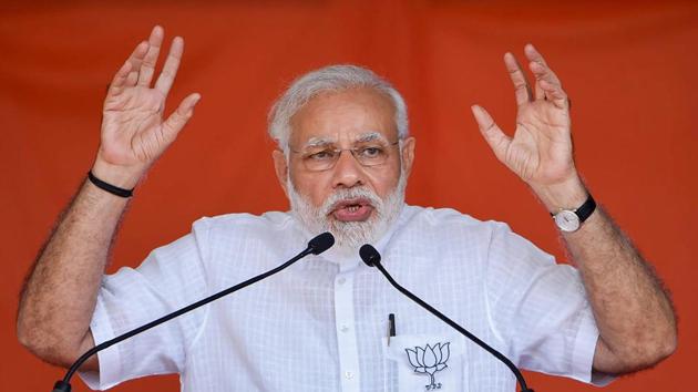 Prime Minister Narendra Modi speaks during an election campaign rally ahead of Karnataka Assembly Elections, at Chikmagalur in Karnataka on Wednesday. (PTI) Prime Minister Narendra Modi speaks during an election campaign rally ahead of Karnataka Assembly Elections, at Chikmagalur in Karnataka on Wednesday. (PTI)