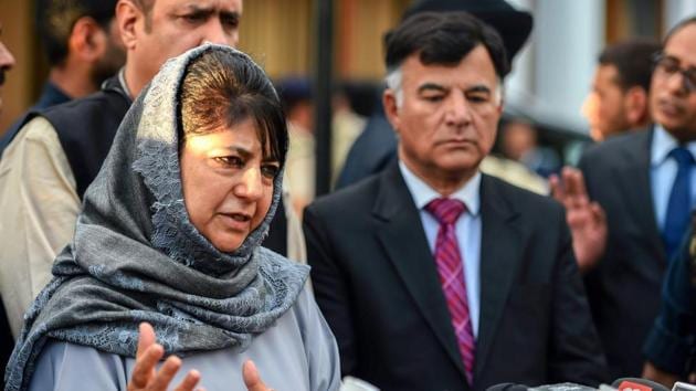 Jammu and Kashmir chief minister Mehbooba Mufti said the all-party delegation would request Prime Minister Narendra Modi to work out ways to reach out to the youth of the Valley.(PTI)