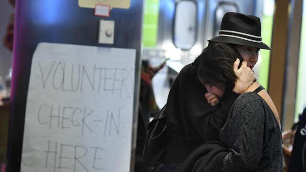 A woman of Iranian descent (R) cries as she waits for a family member after the immigration ban imposed by U.S. President Donald Trump at the Los Angeles International Airport, California on January 30, 2016. (AFP File Photo) A woman of Iranian descent (R) cries as she waits for a family member after the immigration ban imposed by U.S. President Donald Trump at the Los Angeles International Airport, California on January 30, 2016. (AFP File Photo)